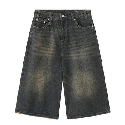 Navy Desert Wash Jorts (Long Version) Kore Clothing