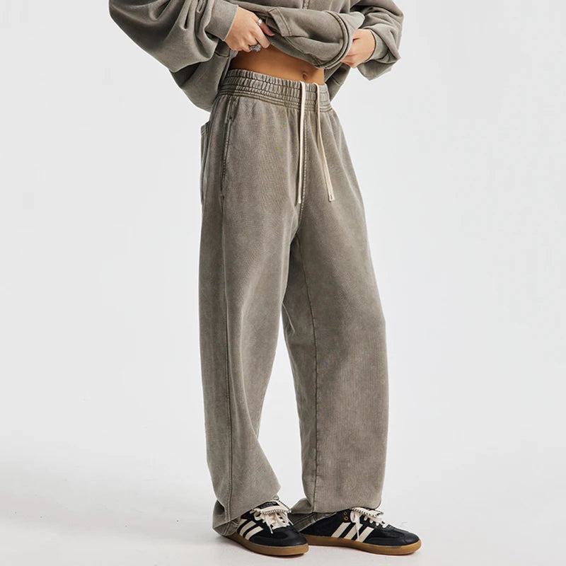 Faded Wide Leg Sweatpants