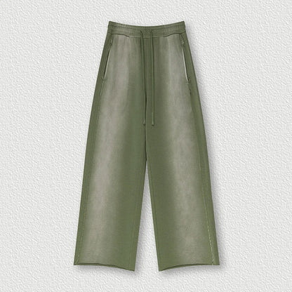Faded Raw Edge Sweatpants