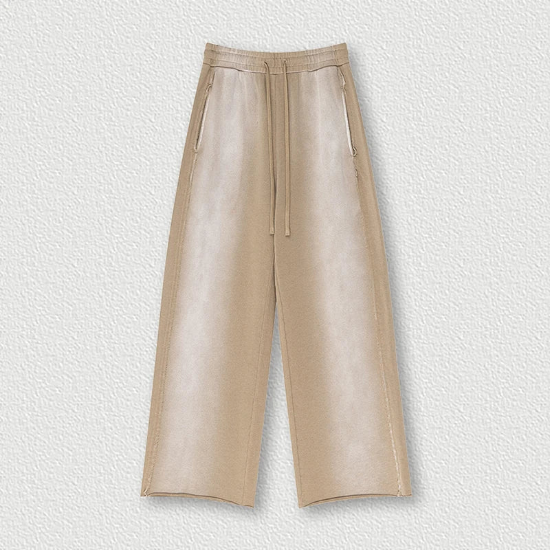 Faded Raw Edge Sweatpants