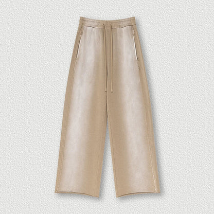 Faded Raw Edge Sweatpants