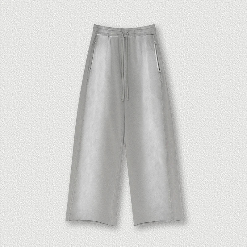 Faded Raw Edge Sweatpants