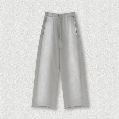 Faded Raw Edge Sweatpants