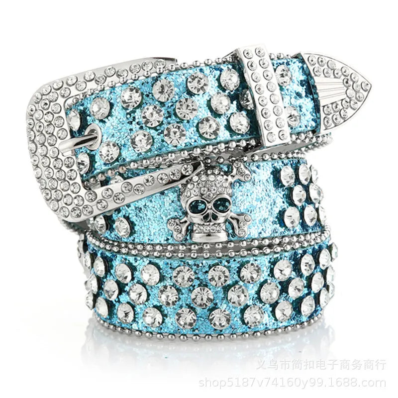 Diamond Skull Belt