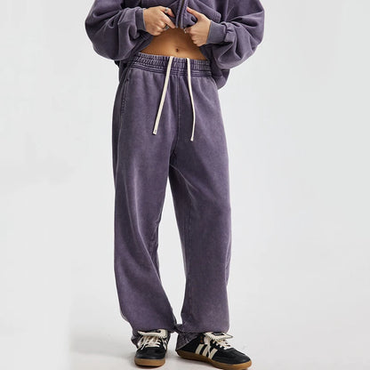 Faded Wide Leg Sweatpants
