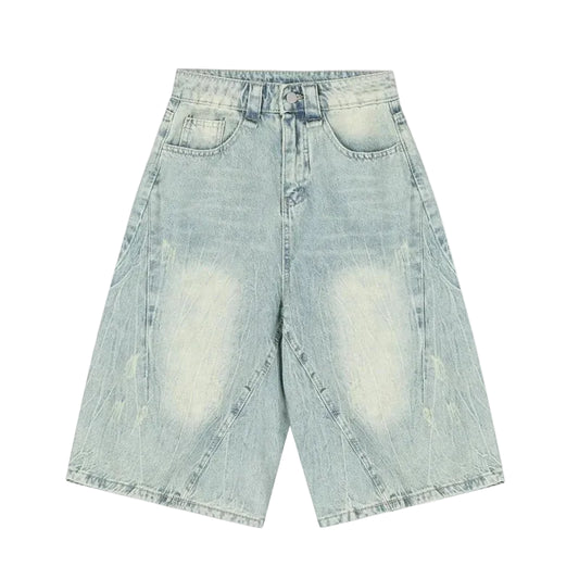 Embroidered Baggy Jorts