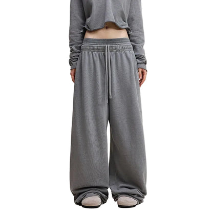 Womens Double Waisted Sweatpants