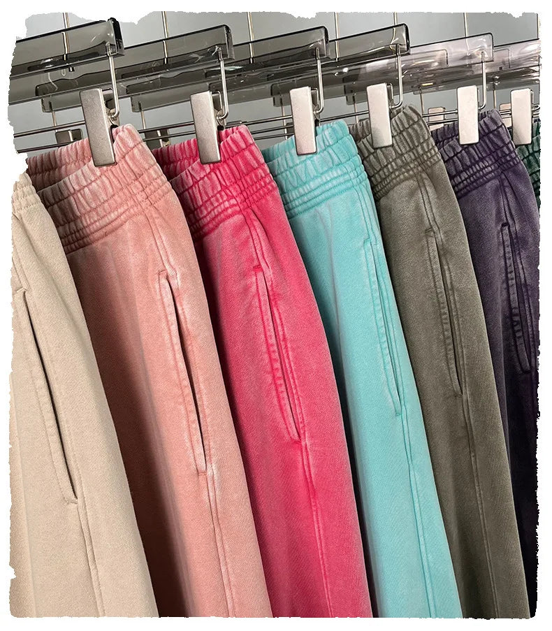 Faded Wide Leg Sweatpants