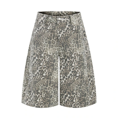 Leopard Baggy Long Jorts