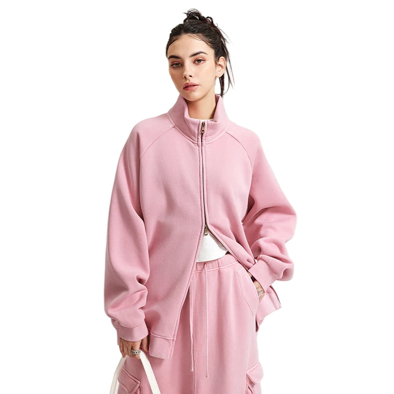 Full Double Zip Up Sweater