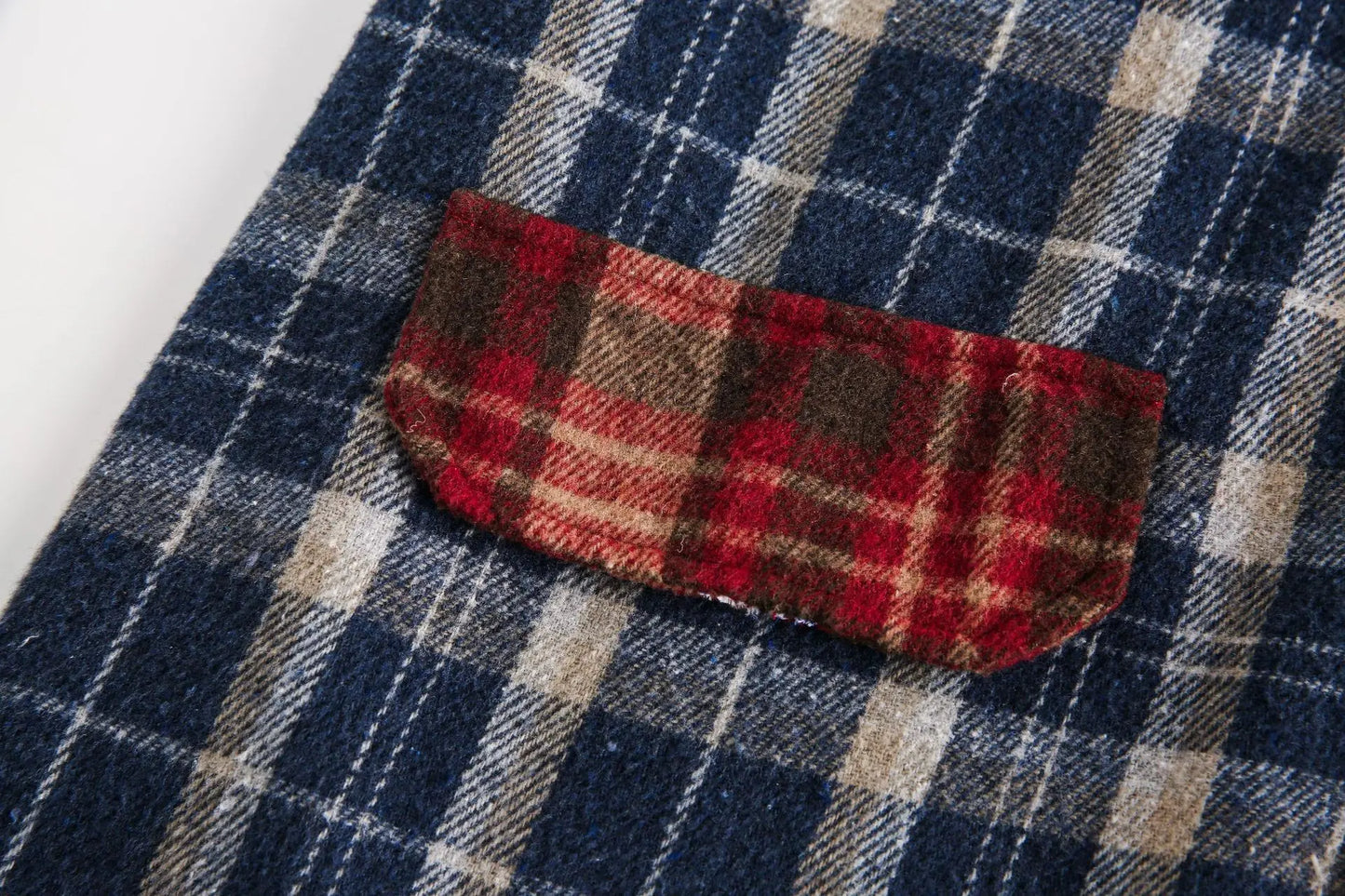 Multicolor Patchwork Flannel