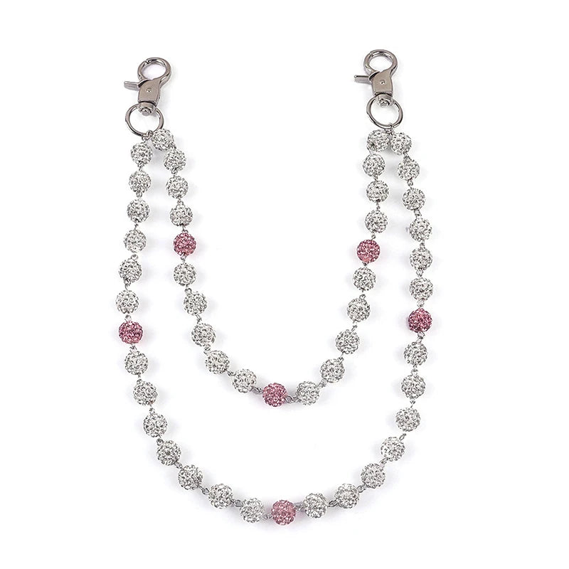 Diamond Ball Wallet Chain