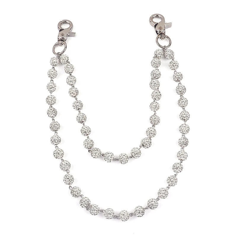 Diamond Ball Wallet Chain