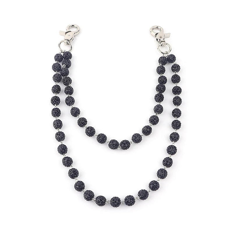 Diamond Ball Wallet Chain