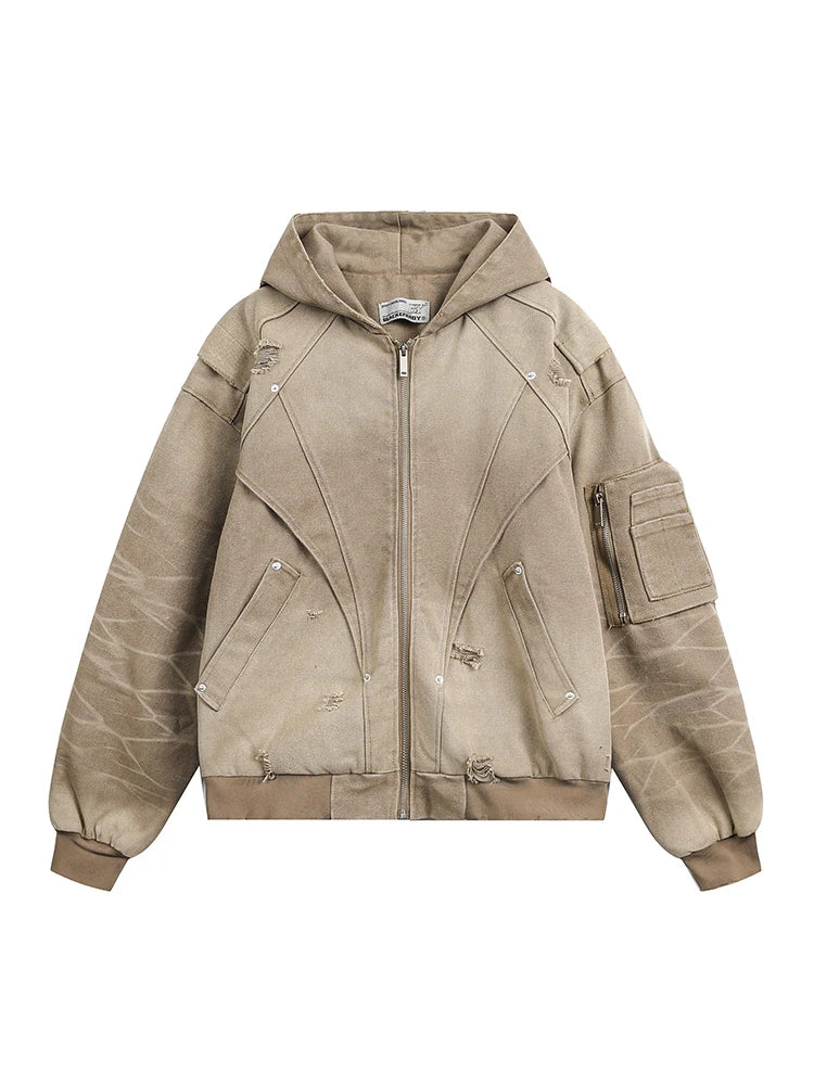 Distressed Work Jacket