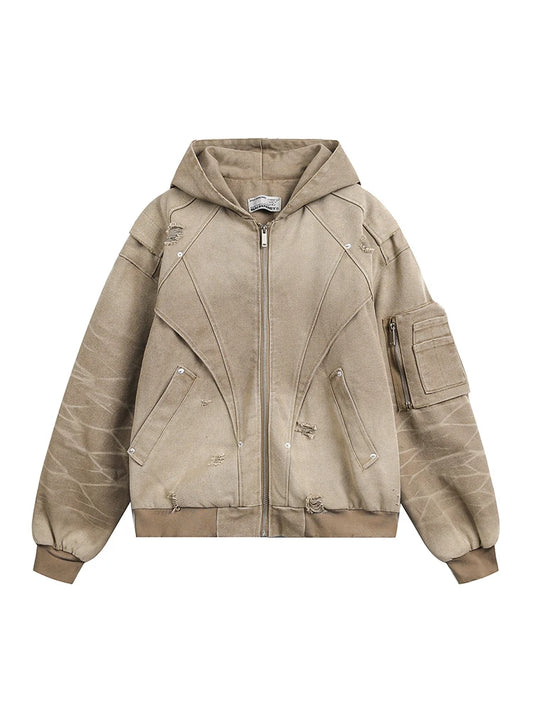 Distressed Work Jacket