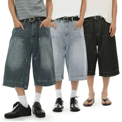Double Knee Baggy Long Jorts