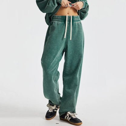 Faded Wide Leg Sweatpants