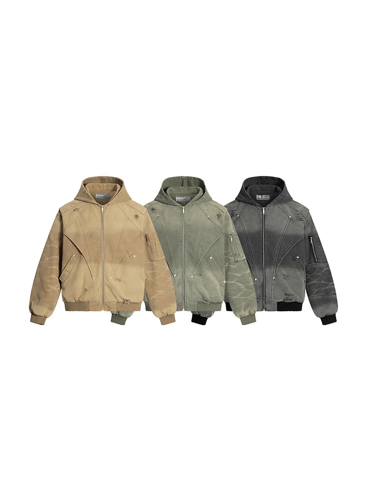 Distressed Work Jacket