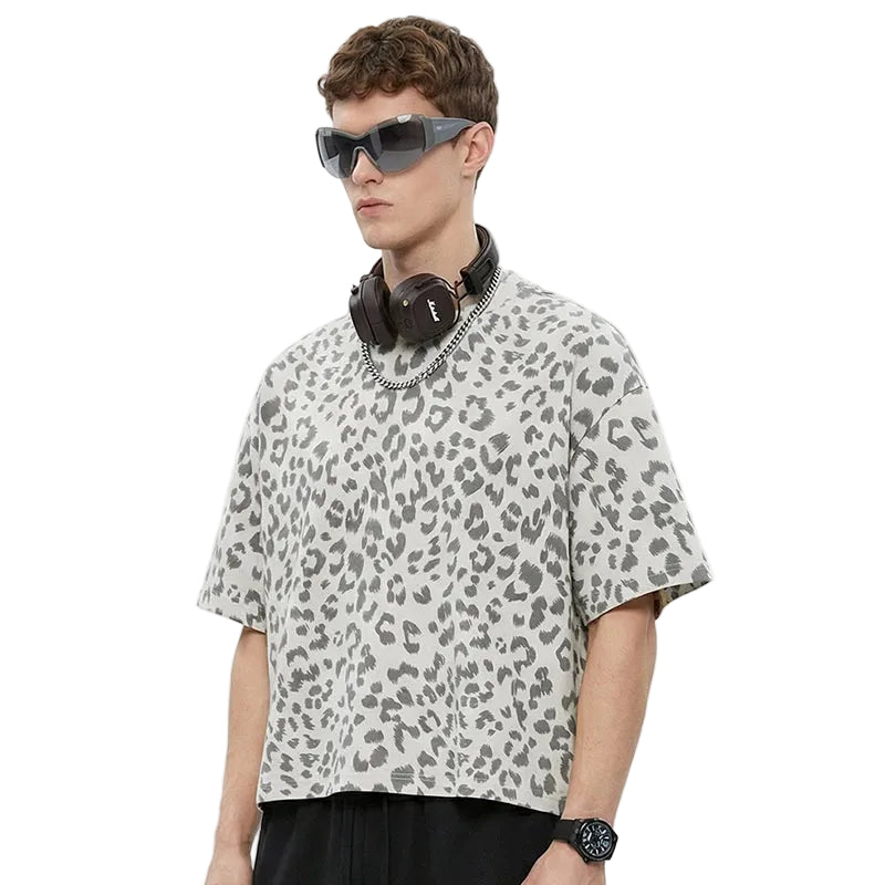 Boxy Leopard T-Shirt