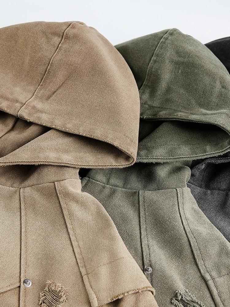 Distressed Work Jacket