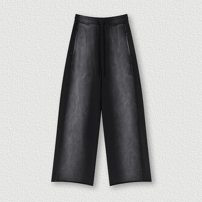 Faded Raw Edge Sweatpants