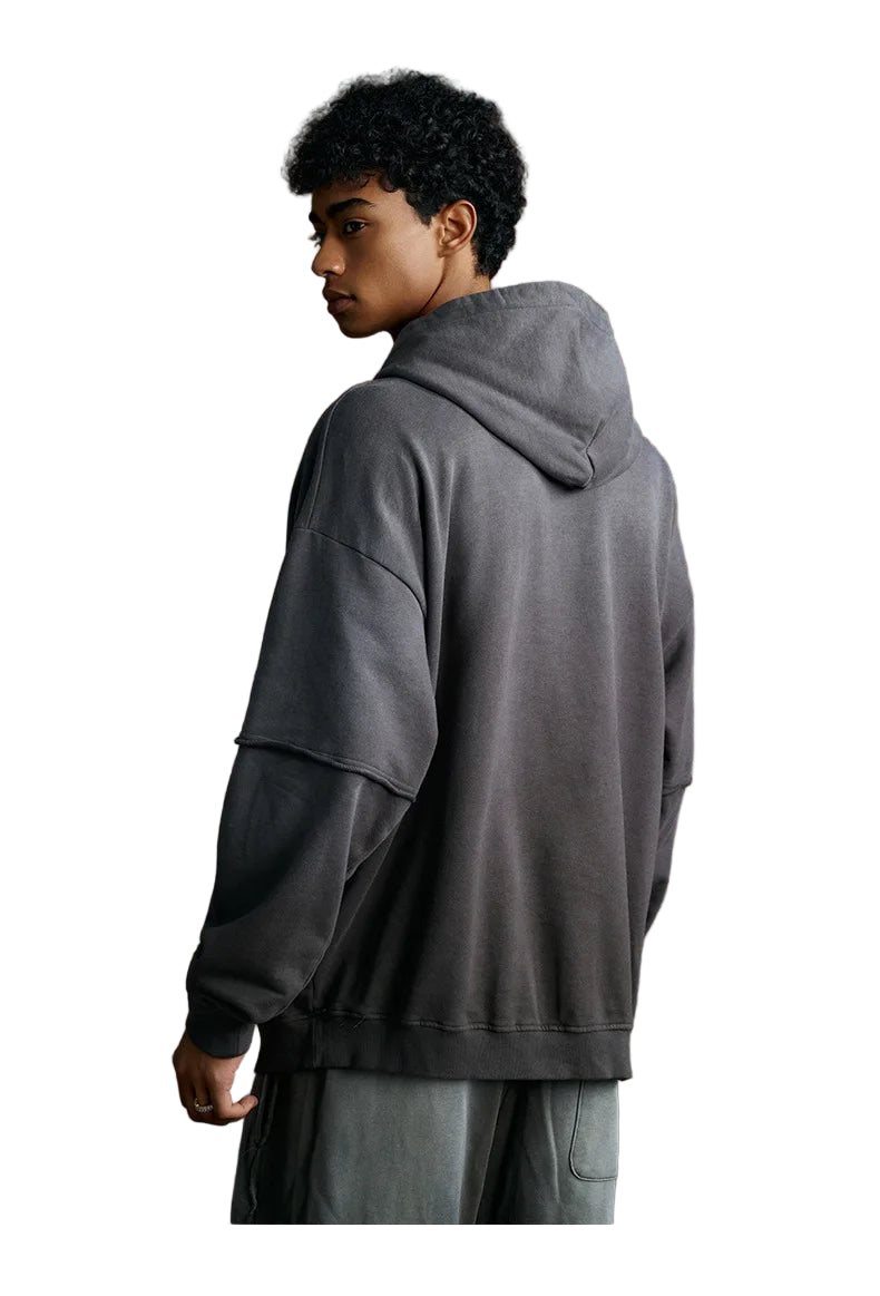 Gradient Double Layered Hoodie