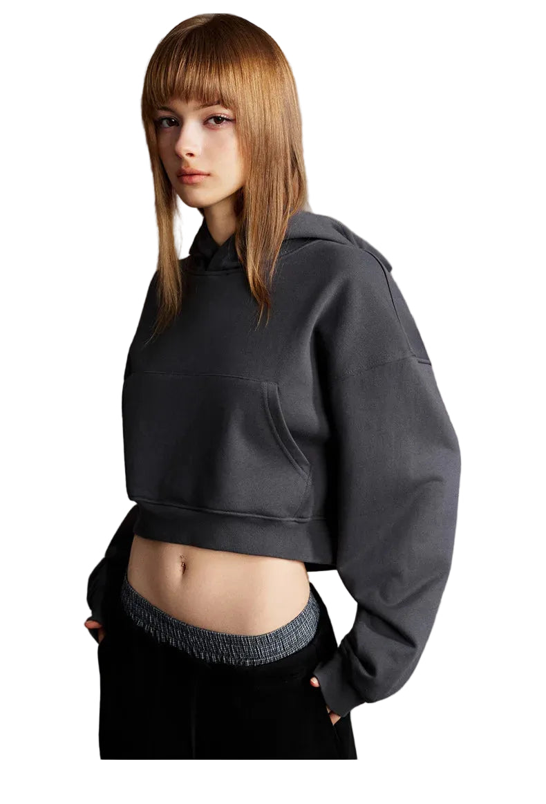 Womens Cropped Hoodie