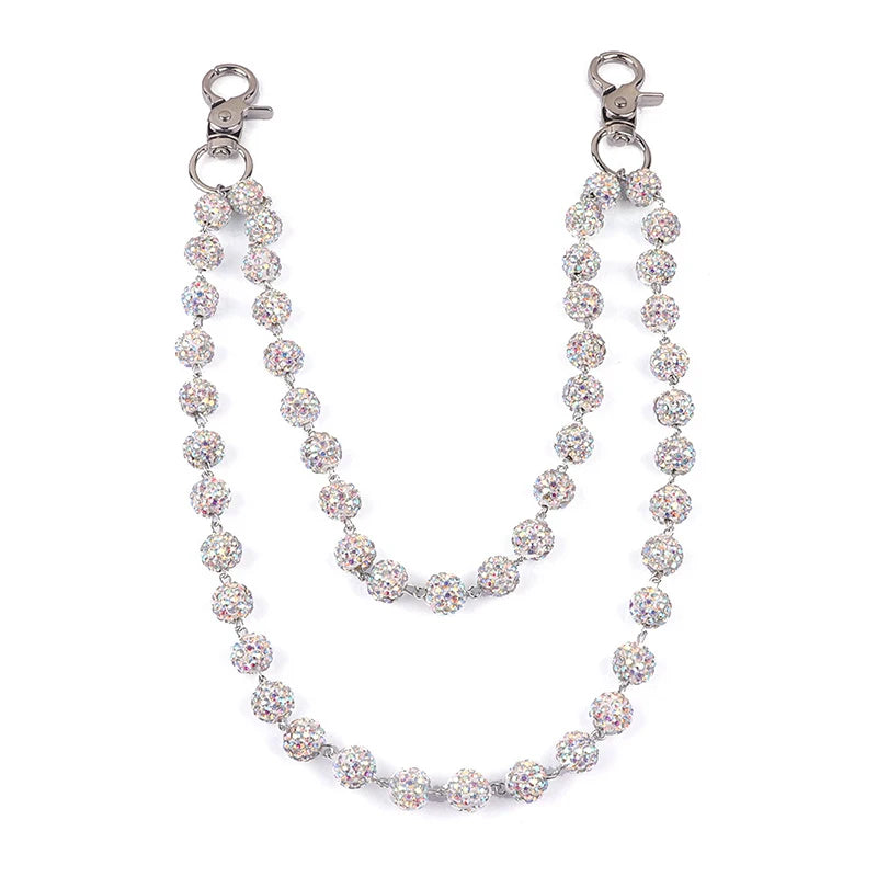 Diamond Ball Wallet Chain