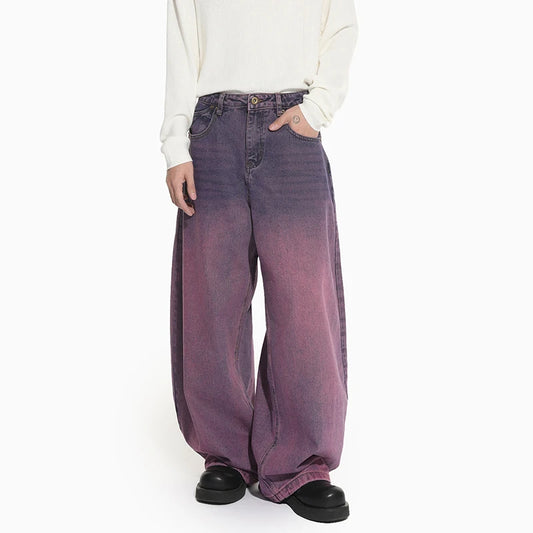 Faded Purple Baggy Jeans