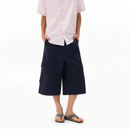 Baggy Long Cargo Shorts