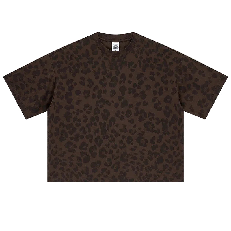 Boxy Leopard T-Shirt