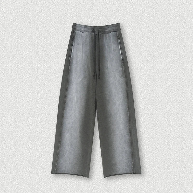 Faded Raw Edge Sweatpants