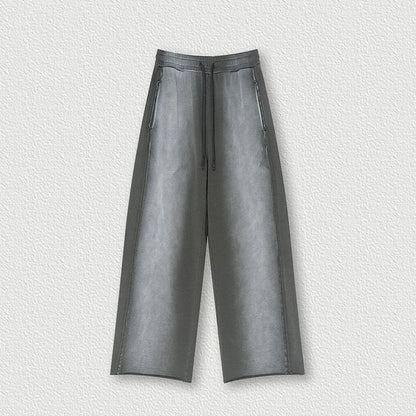 Faded Raw Edge Sweatpants