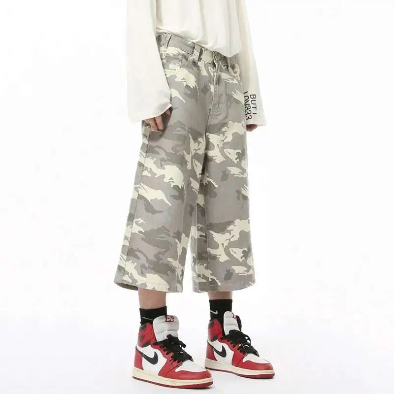 Light Camo Baggy Long Jorts