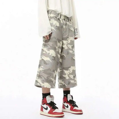 Light Camo Baggy Long Jorts