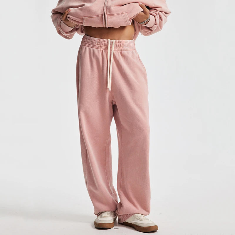 Faded Wide Leg Sweatpants