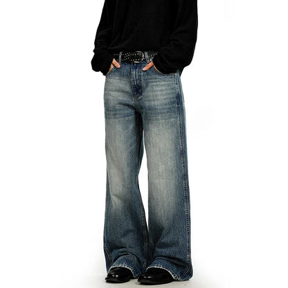 Vintage Blue Stone Wash Baggy Jeans
