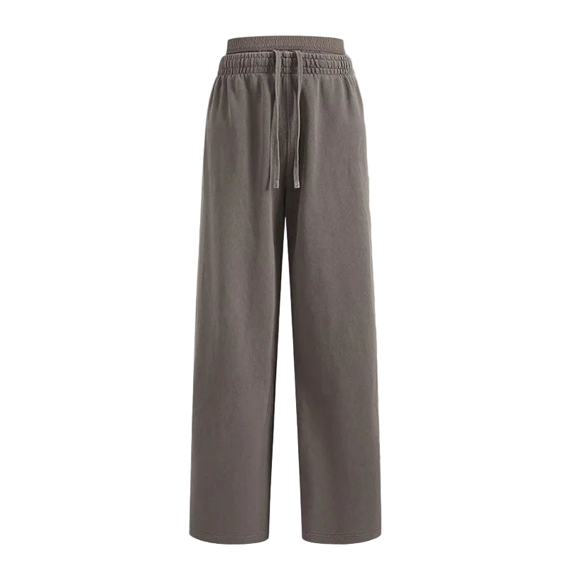 Womens Double Waisted Sweatpants