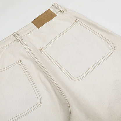 Vintage White Baggy Jenas