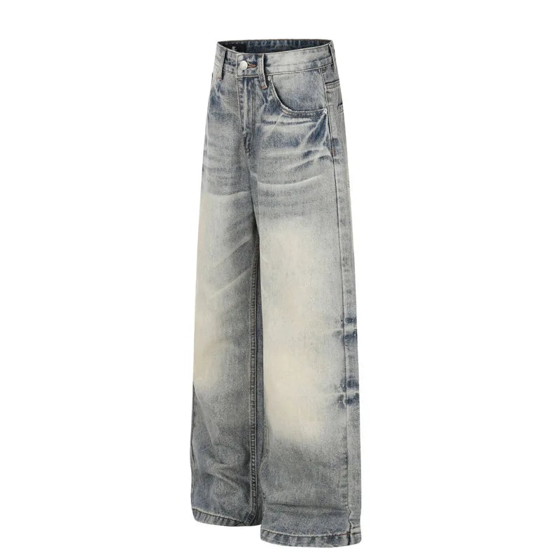 Vintage Sand Washed Baggy Jeans