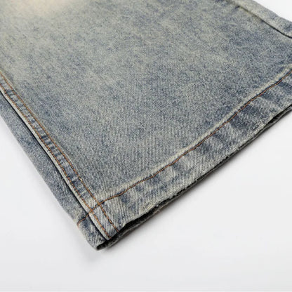 Vintage Sand Washed Baggy Jeans
