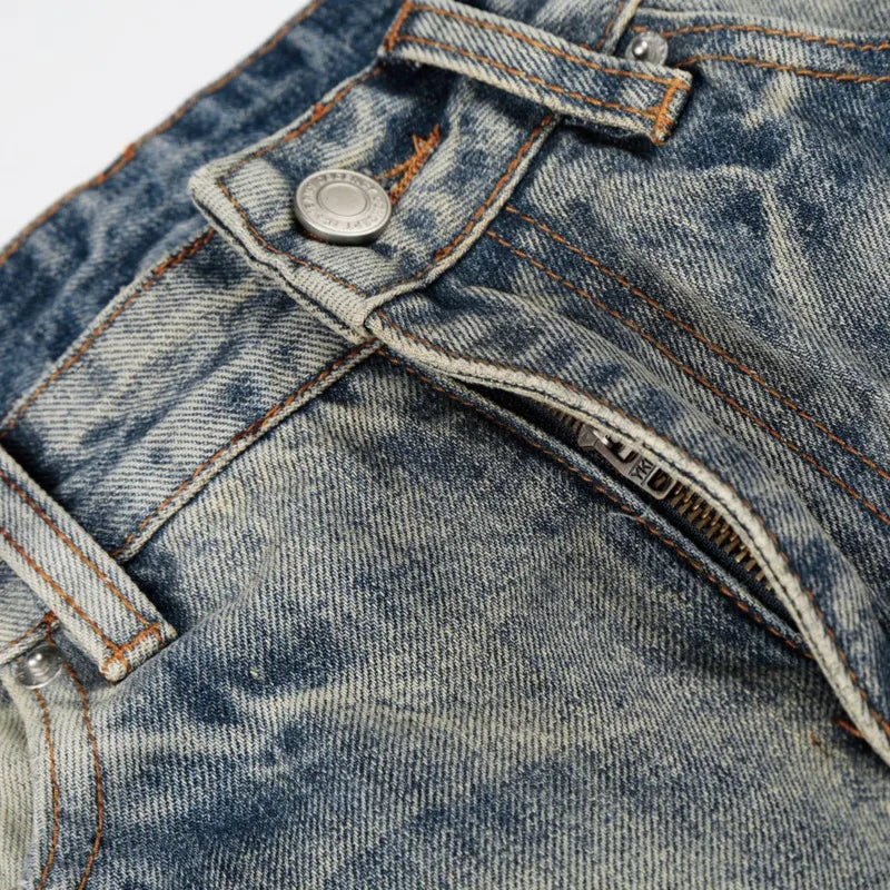 Vintage Sand Washed Baggy Jeans