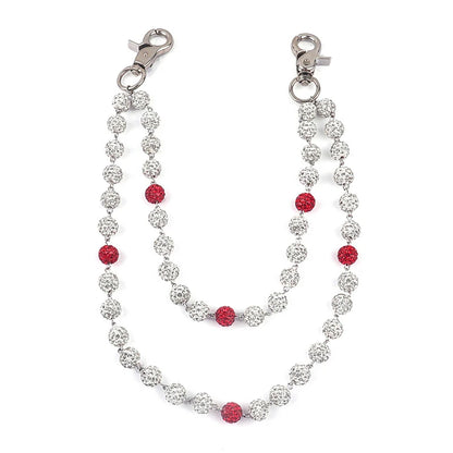 Diamond Ball Wallet Chain