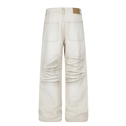 Vintage White Baggy Jenas