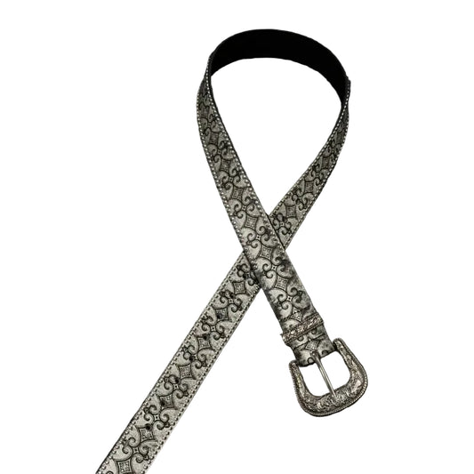 Silver Western Style Belt