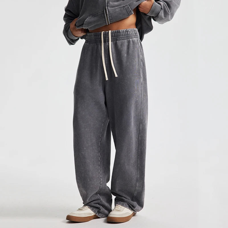 Faded Wide Leg Sweatpants