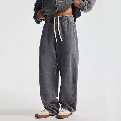 Faded Wide Leg Sweatpants