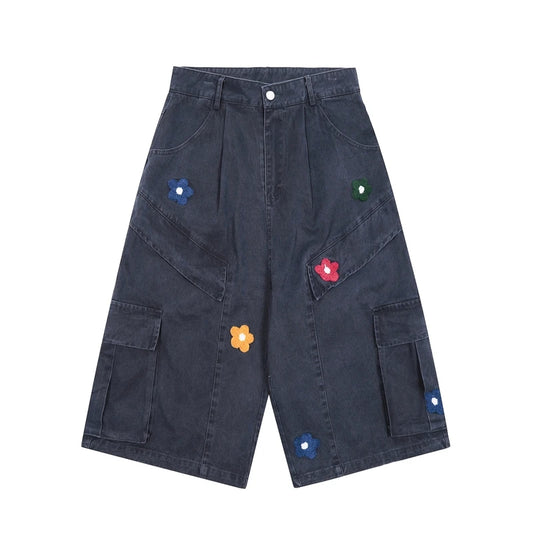 Flower Cargo Baggy Jorts