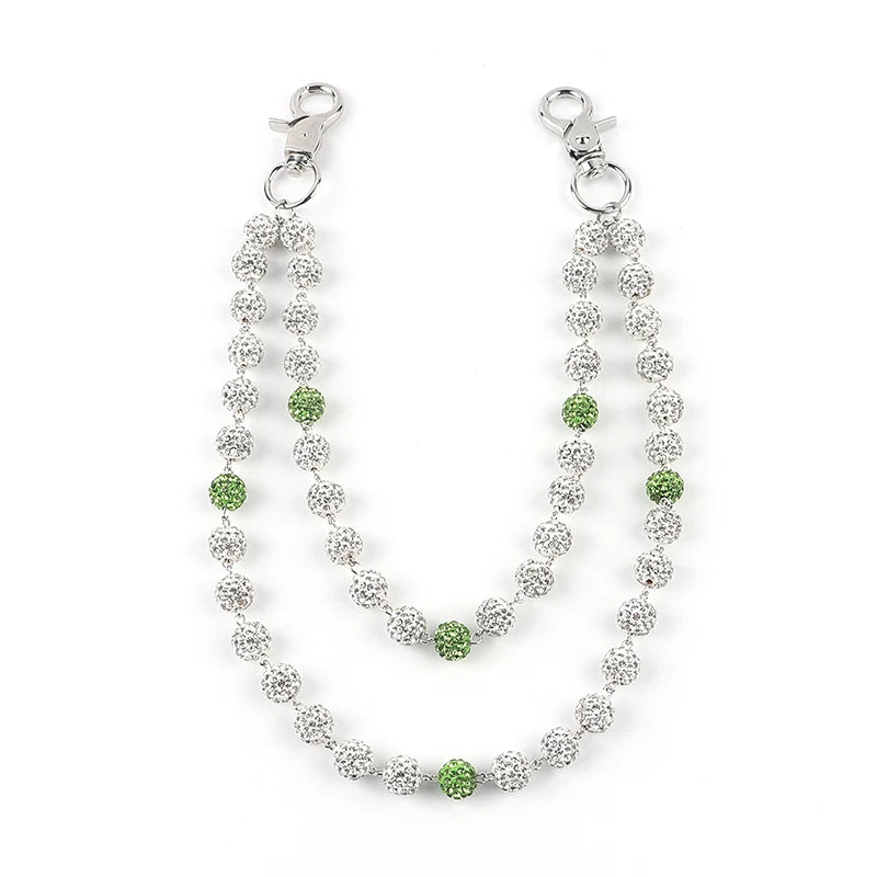 Diamond Ball Wallet Chain